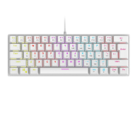 Rampage PLOWER K60 WHITE Blue Switch - 1314859 - zdjęcie 2